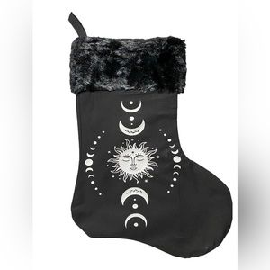 Moon phase Goddess Christmas Stocking,Solstice, Witchy,Pagan,Saturnalia